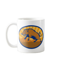 Wild Boar Pig Razorback Hog attacking Mug