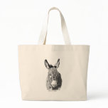 jumbotote - This adorable wild burro illustration is perfect for donkey lovers.: Sizes Available colors: natural jumbotote - This adorable wild burro illustration is perfect for donkey lovers.: Sizes Available colors: natural