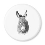round_magnet - This adorable wild burro illustration is perfect for donkey lovers.: Sizes Available colors: 0 round_magnet - This adorable wild burro illustration is perfect for donkey lovers.: Sizes Available colors: 0