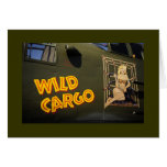 'Wild Cargo' Nose Art Greeting Card