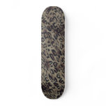 Wild Cat Print Skateboard Deck