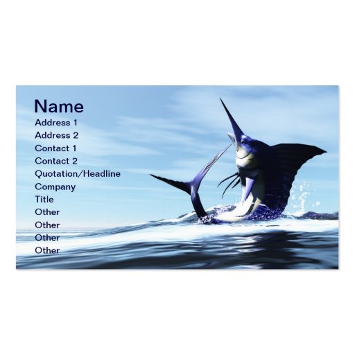 Wild Child Bu8siness Card Business Cards (front side)