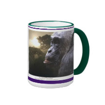 Wild Chimpanzee & Wildlife Poem Mug