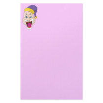 Wild Clown Custom Stationery