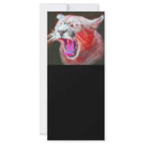 Wild *Cougar* Spirit Design rack cards by MidnightDreamer Wild *Cougar* Spirit Design rack cards