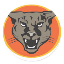 Wild Cougars from Junglewalk..com Round Stickers