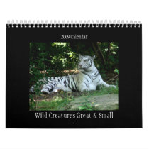 Wild Creatures Great & Small 2009 calendar