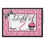 Wild Cupcake CP Table Card B7