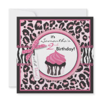 Wild Cupcake WP Invitation Square