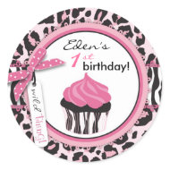 Wild Cupcake WP Sticker sticker