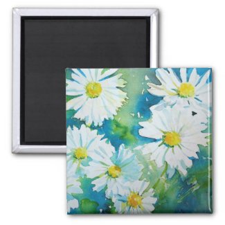 Wild Daisies Fridge Magnets