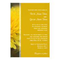 Wild dandelion flowers spring, summer, wedding announcement