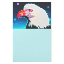 Wild *Eagle* Spirit Poster Print stationery by MidnightDreamer Wild *Eagle* Spirit Poster Print stationery