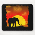 Wild Elephant Mousepad by scyoni Wild Elephant Mousepad