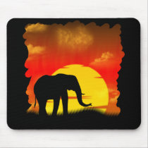 Wild Elephant Mousepad by scyoni Wild Elephant Mousepad