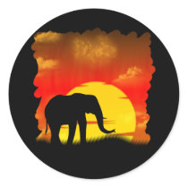 Wild Elephant Sticker by scyoni Wild Elephant Sticker