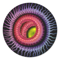 Wild Eye -  Gold Pupil,  Red Iris stickers