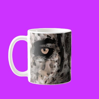 wild feline coffee mug by DigitalCreations