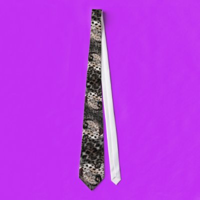 Wild feline necktie by DigitalCreations