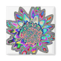 Wild Flower 5 magnets by baxiemur Wild Flower 5 magnets