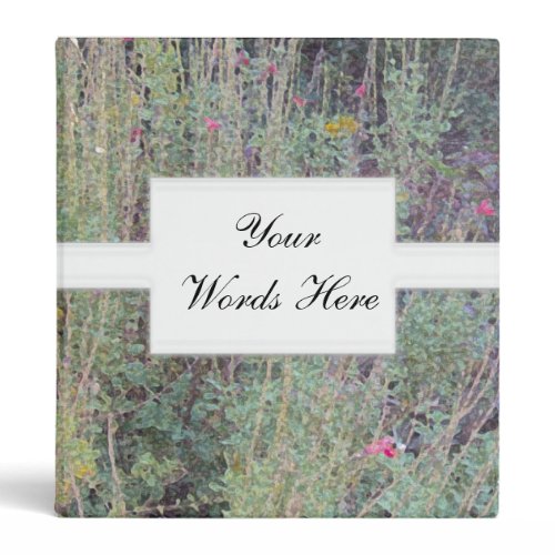Wild Flower Binder binder