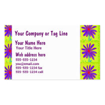 Wild Flower business card business cards