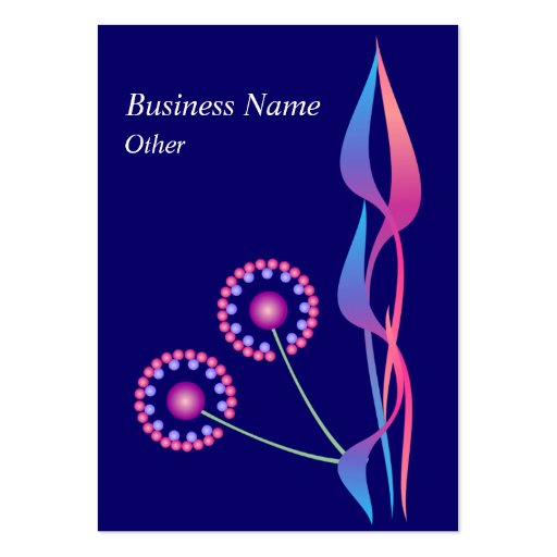 Wild Flowers Business Profile Card Template Business Card