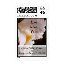 Wild  Flowers Christian Wedding Save the Date postage