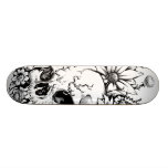 Wild Flowers Custom Skate Board
