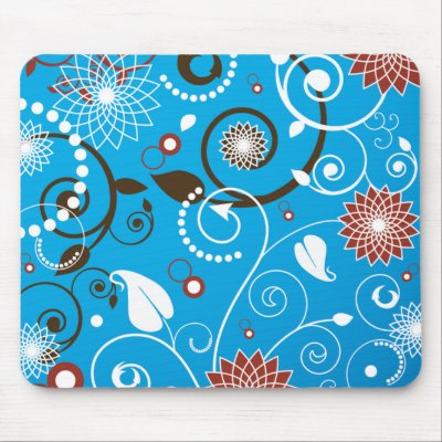 Wild Flowers - Mousepad by dchaddad