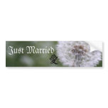Wild Flowers Wedding Invitations and Favors Bumper Stickers