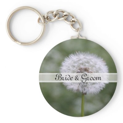 Wild Flowers Wedding Invitations and Favors Keychains