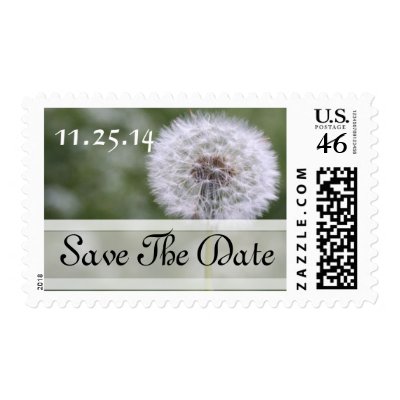 Wild Flowers Wedding Invitations and Favors Stamps