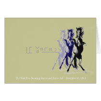 Wild Free-Roaming Horses and Burros Act Card cards