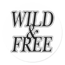 Wild&free stickers