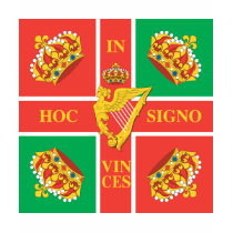 Wild Geese Regiment Flag T-Shirts (Ireland)