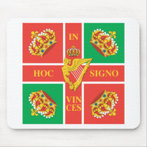 Wild Geese Regiment Flag T-Shirts (Ireland) mousepads