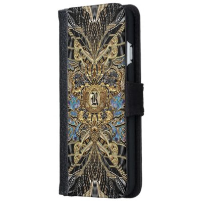 Wild Gene 6/6s Monogram Wallet Phone Case For iPhone 6/6S