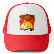 Wild Giraffe Hat hat