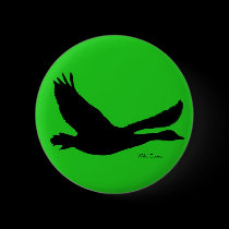Wild Goose Button - Customise with your own text by celtxian Wild Goose Button - Customise with your own text