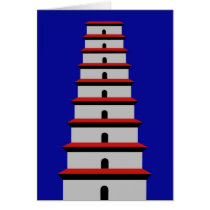Wild Goose Pagoda cards by lonvig Wild Goose Pagoda cards