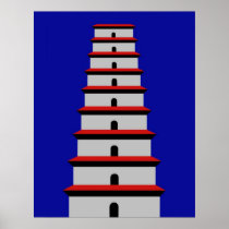Wild Goose Pagoda Print