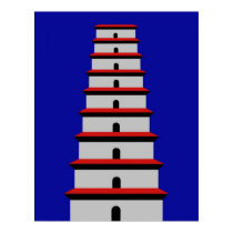 Wild Goose Pagoda posters by lonvig Wild Goose Pagoda posters
