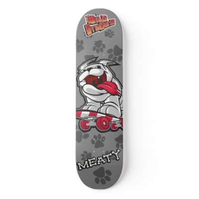 WILD GRINDERS MEATY ACTION DECK SKATEBOARDS by wildgrinders