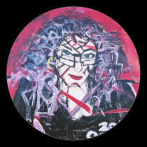WILD HAIR ABSTRACTION stickers