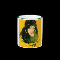 WILD HAIR AS RASTA mugs
