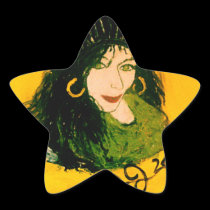 WILD HAIR AS RASTA stickers