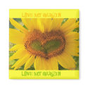 WILD HEART , Love my garden . magnets