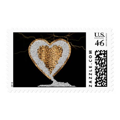 Wild Heart Postage Stamps