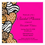 Wild hearts Bridal Shower invitation